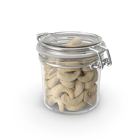 Cashews In A Glass Jar PNG & PSD Images
