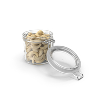 Cashews In A Glass Jar PNG & PSD Images