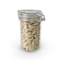 Cashews in a Glass Jar PNG & PSD Images