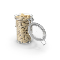 Cashews In A Glass Jar PNG & PSD Images