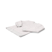 Sweatshirt Male V Neck Flat Blank White PNG & PSD Images