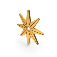 Decorate Different Type Star Icon Gold PNG & PSD Images