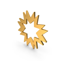 Different Type Decoration Star Icon Gold PNG & PSD Images