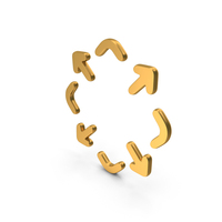 Maximize Expand Arrows Icon Gold PNG & PSD Images