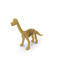 Diplodocus Skeleton Toy PNG & PSD Images