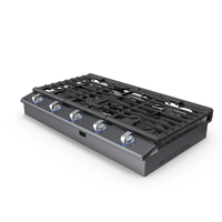 Gas Countertop Stove Samsung 30 Inch Grey PNG & PSD Images
