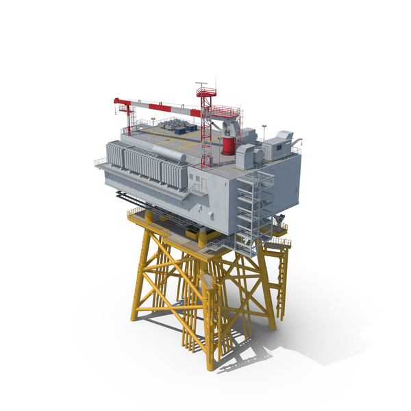 Offshore Wind Farm Substation PNG & PSD Images