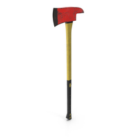 Pickhead Axe with Plastic Handle Shabby PNG & PSD Images