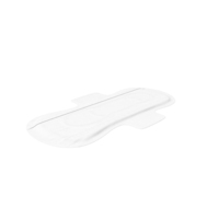 Sanitary Napkin Pad with Wings PNG & PSD Images