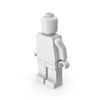 White Lego Man PNG & PSD Images