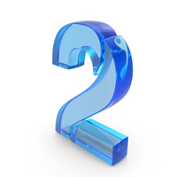 2 Stylish Number PNG & PSD Images