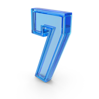 Dual Number 7 Symbol PNG & PSD Images