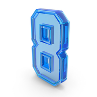 Dual Number 8 Symbol PNG & PSD Images