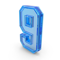 Dual Number 9 Symbol PNG & PSD Images