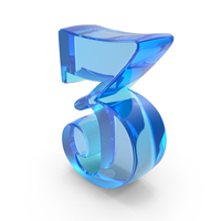 Simple Number 3 Symbol PNG & PSD Images