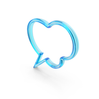 Speech Bubble Outline Symbol PNG & PSD Images