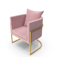 Pink Armchair PNG & PSD Images