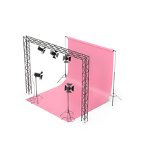 Pink Studio Set PNG & PSD Images