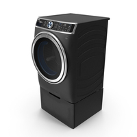 Profile Washing Machine Black PNG & PSD Images