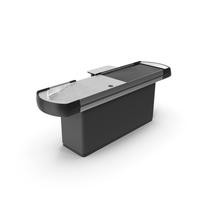 Small Supermarket Checkout Counter Grey PNG & PSD Images
