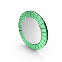 Green Round Wall Mirror PNG & PSD Images