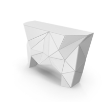 White Console Table PNG & PSD Images
