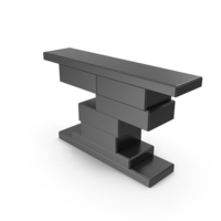 Black Console Table PNG & PSD Images