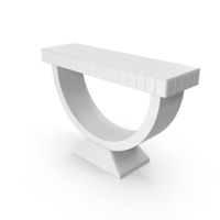 White Console Table PNG & PSD Images
