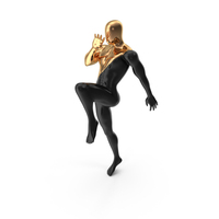 Abstract Mannequin Knee Kick PNG & PSD Images