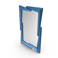Wall Mirror Blue PNG & PSD Images