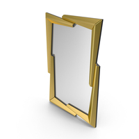 Gold Wall Mirror PNG & PSD Images