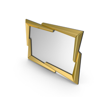 Wall Mirror Gold PNG & PSD Images