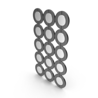 Wall Mirror Black PNG & PSD Images