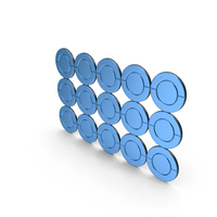 Wall Mirror Blue PNG & PSD Images