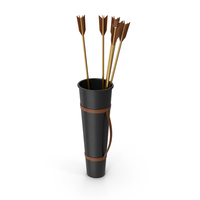 Gold Arrows In Holder PNG & PSD Images