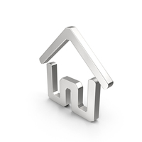 Home Symbol Silver PNG & PSD Images