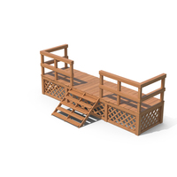 Wooden Building Deck PNG & PSD Images