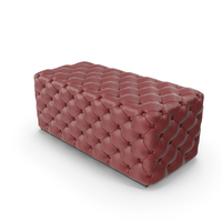 Porada Alcide Rectangle Pouf PNG & PSD Images