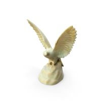Decorative Hawk Figurine PNG & PSD Images