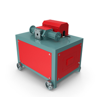 Pipe Punching Machine Red New PNG & PSD Images