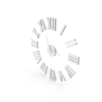 White Wall Clock PNG & PSD Images