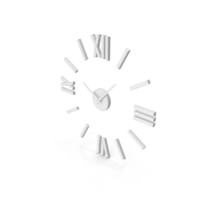White Wall Clock PNG & PSD Images