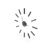 Black Wall Clock PNG & PSD Images