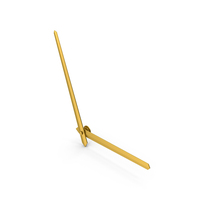 Gold Clock Hands PNG & PSD Images