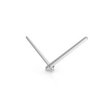 Clock Hands Silver PNG & PSD Images