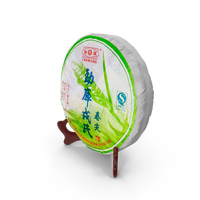 Cake Chinese Yunnan Pu erh Tea on Stand PNG & PSD Images