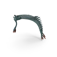 Green Opabinia Flip PNG & PSD Images