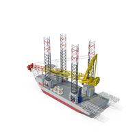 Jack Up Installation Vessel PNG & PSD Images