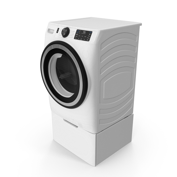 White Modern Washing Machine PNG & PSD Images