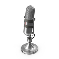 Vintage Capsule Microphone RCA 77 D PNG & PSD Images